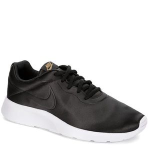 Nike Shoes | Womens Black Tanjun Premium Satin Sneakers | Poshmark Nike Shoes | Womens Black Tanjun Premium Satin Sneakers | Poshmark